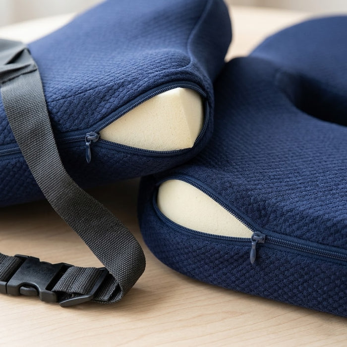 Pack Coccyx + Lombaire — Soulagement Complet du Dos Assis
