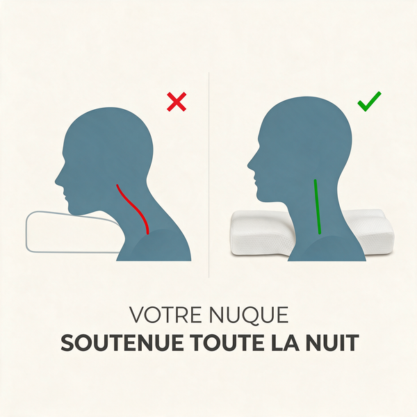 Posez votre tete — Oreiller Cervical