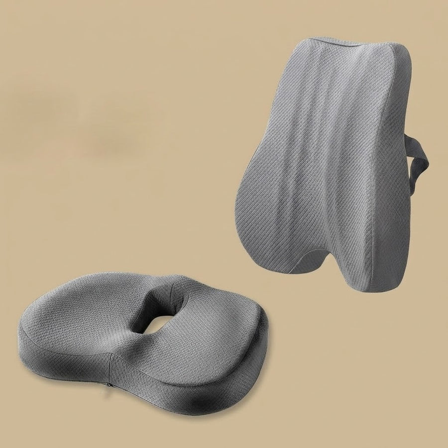 Pack Coccyx + Lombaire — Soulagement Complet du Dos Assis
